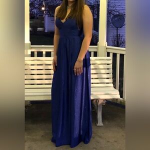 Elegant Blue Evening Gown